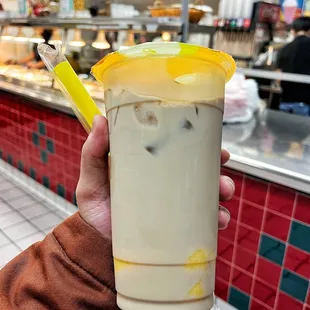 Pudding milk tea!