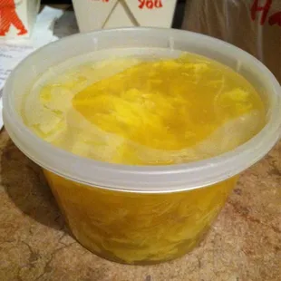 Small Egg Drop soup!