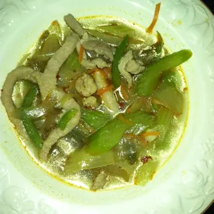 Delicious, hot, and spicy shredded chicken with Szechuan cabbage soup! As spicy hot as you want!  Perfect weight loss food. Yum!