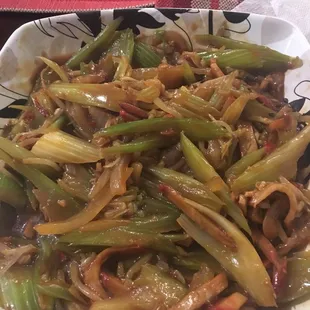 Their version of Chow Mein. No noodles! All bean sprouts