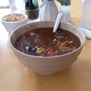 Hot and sour soup. 5 bucks. Score.