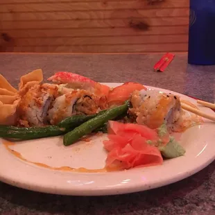 Plate number 1! Great selection and well stocked for options and sushi starters!