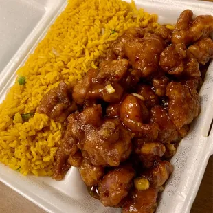 General Tso's combo