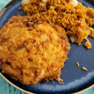 Vegetable egg foo young