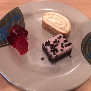 My dessert selections