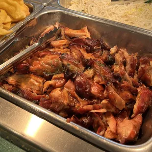 a variety of food items