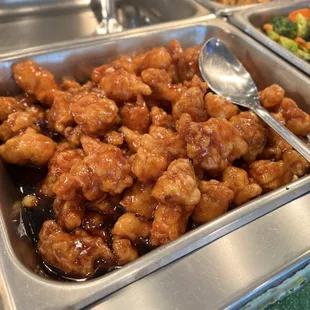 a variety of food items