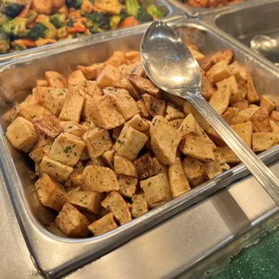 a variety of food items