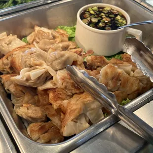 a variety of food items