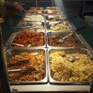 Hot and fresh lo mein! So good!