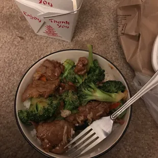 Beef and broccoli