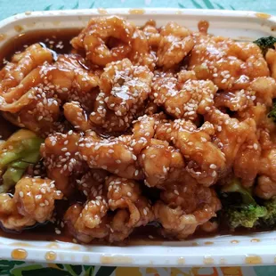 Sesame Chicken.
