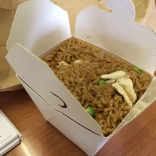 Got the fried substitute. Was okay.