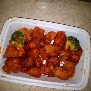 Orange chicken