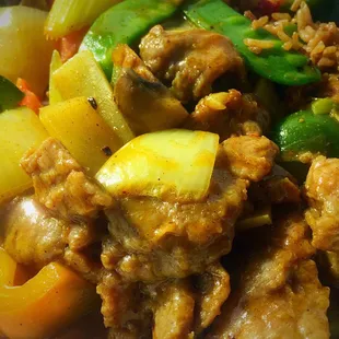 Delicious curry beef!