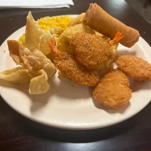 a plate of food