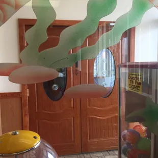 a fish in a fish tank