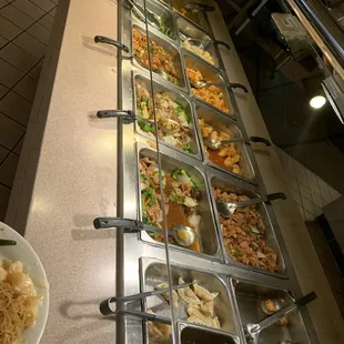 a variety of food items