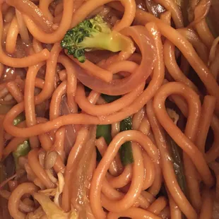 Vegetable Lo Mein - a favorite of the kids.