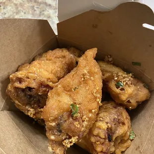 Garlic chicken wings
