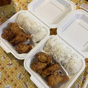 Fried Hot Garlic Chicken Wings