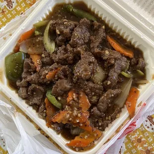 Sizzling Black Pepper Beef
