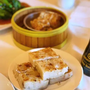 a plate of food on a table