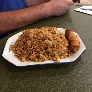 Pork fried rice. Best rice in town!!