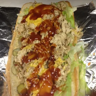 Chicken cheese steak