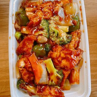 Tofu with mixed vegetables