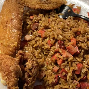 Chicken wings &amp; pork fried rice 5/5/21