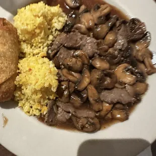 Beef mushroom seemed like canned mushrooms