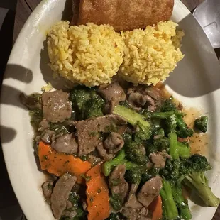 Beef and broccoli broccoli was mushy