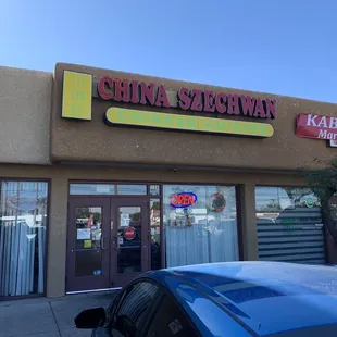 the front of a restaurant