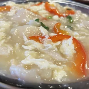 Fish filet in egg white
