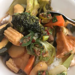 Fried Tofu with Vegetable