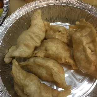 Dumplings fried. very good taste