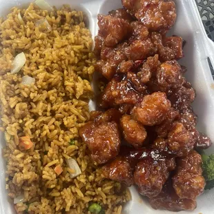 General Tsos Chicken Combo