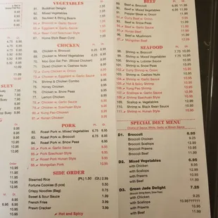 menu, sushi and sashimi