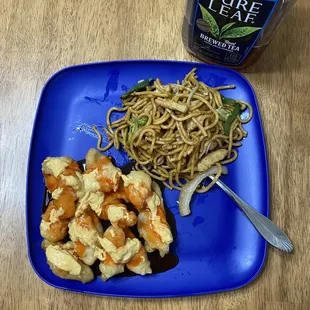 Sweet n Sour Chicken with Chicken Lo Mein