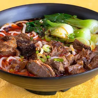 Spicy Beef Brisket Noodle Soup