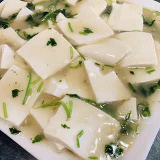 Silky Tofu with Cilantro