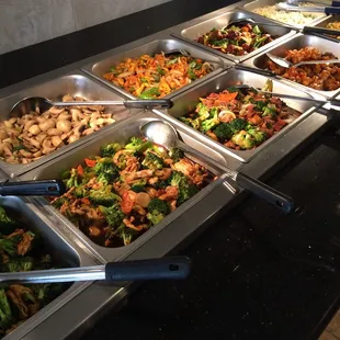 interior, salads