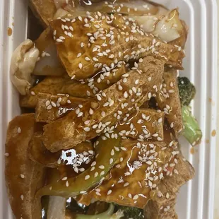 Sesame tofu