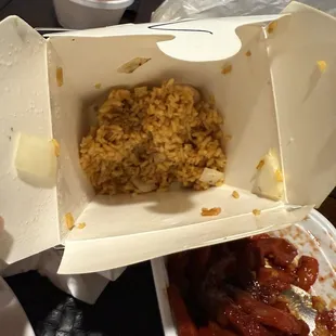 I don't like the rice