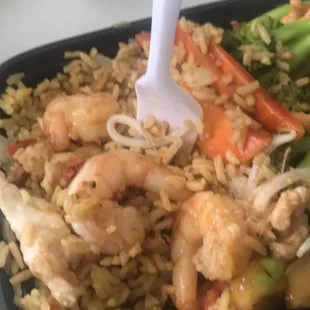 C4. Chicken with Broccoli Combo Platter