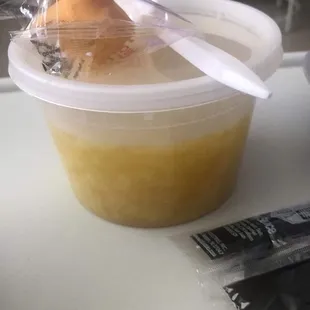 Egg soup