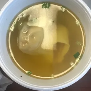 Chicken noodle soup with a soda on the side. Just kidding it&apos;s that good Wonton