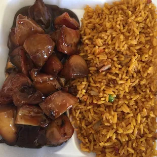 Bourbon chicken