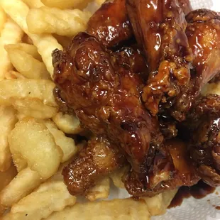 Garlic Wings, delicious.
